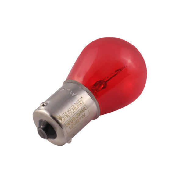 Deutsche Indicator Bulb (12V-21W) Red (RY-10) Bau 15s 25