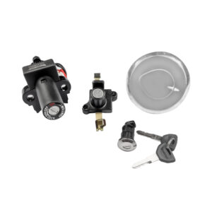 Deutsche Ignition Lock Kit for Hero Passion Pro ES (Set of 4) Consisting of Ignition Cum Steering Lock, Petrol Tank Lock, Seat Lock & Tool Box Lock