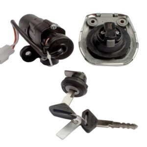 Deutsche Ignition Lock Kit For Bajaj Discover 100 (Set of 3)