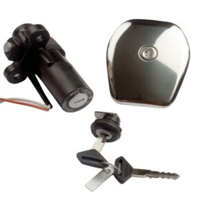 Deutsche Ignition Lock Kit For Bajaj Discover 100 (Set of 3)