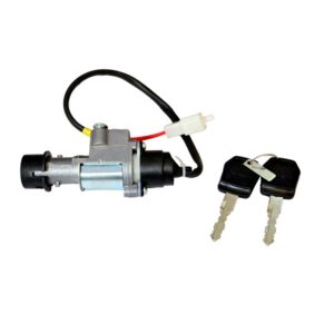 Deutsche Ignition Cum Steering Lock for Hero Glamour BS-VI (2 Pole Wire)